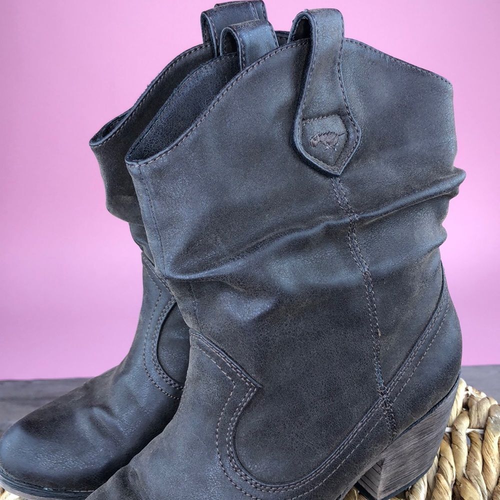 Rocket Dog Women’s Sheriff Vintage Brown Western Boots 7 - Picture 4 of 12
